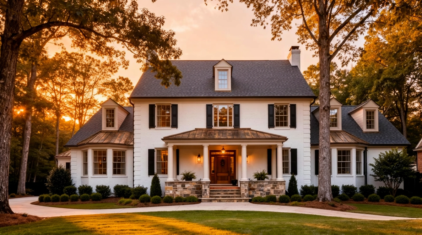 Luxury custom home by The Paddocks Group in Alpharetta, Georgia